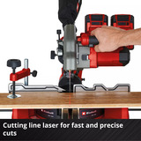 EINHELL TE-SM 36/8 L Li-Solo, 4300882, Gerings sav Rød