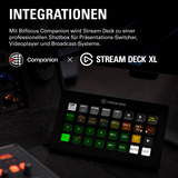 Elgato Stream Deck XL Sort 32 knapper, Tastatur Sort, Sort, 32 knapper, 182 mm, 112 mm, 34 mm, 410 g