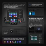 Elgato Stream Deck XL Sort 32 knapper, Tastatur Sort, Sort, 32 knapper, 182 mm, 112 mm, 34 mm, 410 g