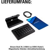 Elgato Stream Deck XL Sort 32 knapper, Tastatur Sort, Sort, 32 knapper, 182 mm, 112 mm, 34 mm, 410 g