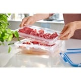 Emsa 515645 enhed til madopbevaring Rektangulær Kasse 1,2 L Transparent 3 stk, Boks gennemsigtig/Blå, Kasse, Rektangulær, 1,2 L, Transparent, Polypropylen (PP), Termoplastisk elastomer (TPE), Tyskland