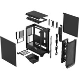 Fractal Design FD-C-MES3A-01, Towerkabinet Sort