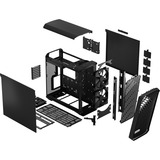 Fractal Design Torrent Tower Sort, Towerkabinet Sort, Tower, PC, Sort, ATX, EATX, ITX, micro ATX, SSI CEB, Stål, Spil