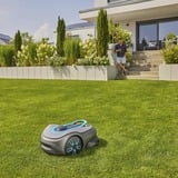 GARDENA Robotplæneklipper smart SILENO free Set 1.200m², Robot plæneklipper grå/Turkis