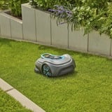 GARDENA Robotplæneklipper smart SILENO free Set 1.200m², Robot plæneklipper grå/Turkis