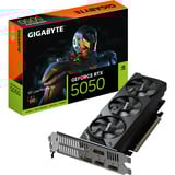 GIGABYTE GeForce RTX 5050 OC Low Profile 8G NVIDIA 8 GB GDDR6, Grafikkort GeForce RTX 5050, 8 GB, GDDR6, 128 Bit, 7680 x 4320 pixel, PCI Express 5.0