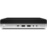 HP Elitedesk 800 G5 MP renoveret, Mini-PC Sort/Sølv