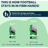 HUDORA Målmandshandsker til børn, grøn, str. S Grøn/Hvid