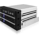 Icy Dock MB901SPR-B R1, Indramning Sort/Sølv