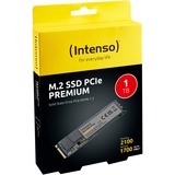 Intenso 3835460 intern solid state drev M.2 1000 GB PCI Express 3.0 3D NAND NVMe, Solid state-drev 1000 GB, M.2, 2100 MB/s