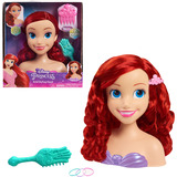 Just Play Disney Princess - Ariel Styling Hoved, Make-up og frisør hoved 