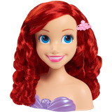 Just Play Disney Princess - Ariel Styling Hoved, Make-up og frisør hoved 