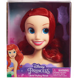 Just Play Disney Princess - Ariel Styling Hoved, Make-up og frisør hoved 