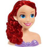 Just Play Disney Princess - Ariel Styling Hoved, Make-up og frisør hoved 