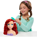 Just Play Disney Princess - Ariel Styling Hoved, Make-up og frisør hoved 