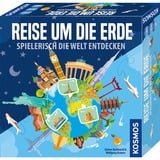 KOSMOS Reise um die Erde Spielerisch die Welt entdecken Brætspil Rejser/eventyr Brætspil, Rejser/eventyr, 8 År, Familiespil