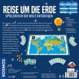 KOSMOS Reise um die Erde Spielerisch die Welt entdecken Brætspil Rejser/eventyr Brætspil, Rejser/eventyr, 8 År, Familiespil