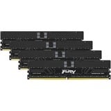 Kingston FURY FURY 128GB 6000MT/s DDR5 ECC Reg CL32 DIMM (sæt med 4) Renegade Pro XMP, Hukommelse Sort, 128 GB, 4 x 32 GB, DDR5, 288-pin DIMM, Sort