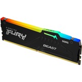 Kingston FURY FURY Beast RGB hukommelsesmodul 32 GB 1 x 32 GB DDR5 5200 Mhz Sort, 32 GB, 1 x 32 GB, DDR5, 5200 Mhz, 288-pin DIMM