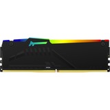 Kingston FURY FURY Beast RGB hukommelsesmodul 32 GB 1 x 32 GB DDR5 5200 Mhz Sort, 32 GB, 1 x 32 GB, DDR5, 5200 Mhz, 288-pin DIMM