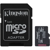 Kingston Industrial 16 GB MicroSDHC UHS-I Klasse 10, Hukommelseskort Sort, 16 GB, MicroSDHC, Klasse 10, UHS-I, Class 3 (U3), V30