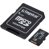 Kingston Industrial 16 GB MicroSDHC UHS-I Klasse 10, Hukommelseskort Sort, 16 GB, MicroSDHC, Klasse 10, UHS-I, Class 3 (U3), V30