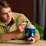 LEGO Jango Fetts™ hjelm, Bygge legetøj Byggesæt, 18 År, Plast, 616 stk, 861 g