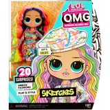 MGA Entertainment L.O.L. Surprise! OMG Core Series 6 - Sketches, Dukke L.O.L. Surprise! OMG Core Series 6 - Sketches, Mode dukke, Hunstik, 4 År, Dreng/Pige, 250 mm, Flerfarvet