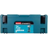 Makita DTW300RTJ elektrisk skruetrækker & slagbor 3200 rpm Sort, Blå, Schlagskruemaskine Blå/Sort, Slagnøgle, Pistolhåndtag, 1/2", Sort, Blå, Deep discharge, Overophedning, Overbelastning, Børstefri