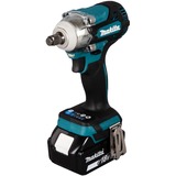 Makita DTW300RTJ elektrisk skruetrækker & slagbor 3200 rpm Sort, Blå, Schlagskruemaskine Blå/Sort, Slagnøgle, Pistolhåndtag, 1/2", Sort, Blå, Deep discharge, Overophedning, Overbelastning, Børstefri