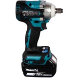 Makita DTW300RTJ elektrisk skruetrækker & slagbor 3200 rpm Sort, Blå, Schlagskruemaskine Blå/Sort, Slagnøgle, Pistolhåndtag, 1/2", Sort, Blå, Deep discharge, Overophedning, Overbelastning, Børstefri