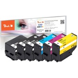 Peach PI200-675 blækpatron 6 stk Kompatibel Standard udbytte Sort, Blå, Magenta, Gul Standard udbytte, 6 stk, Multipakke