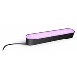 Philips Hue Play light bar 2-pak, LED lys Sort, Philips Hue White and Color ambiance Play light bar 2-pak, Intelligent panel, Sort, ZigBee, Integreret LED, Ikke-udskiftelig pære(r), Kold hvid, Varm hvid, Hvid