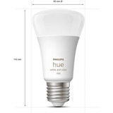 Philips Hue Startsæt: 3 x E27 pærer (1100lm) + Dimmer switch, LED-lampe Philips Hue White and Color ambiance Startsæt: 3 x E27 pærer (1100lm) + Dimmer switch, Intelligent belysningssæt, Hvid, Bluetooth/Zigbee, Integreret LED, E27, 2000 K