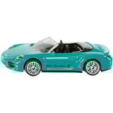 SIKU Porsche 911 Turbo S Cabriolet, Model køretøj Turkis/Sort