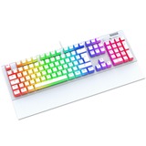 SPC Gear Gaming-tastatur Hvid/gennemsigtig, DE-layout, Kailh RGB Rød