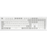 Sharkoon OfficePal K30W, Tastatur Hvid, DE-layout, Gummi dome