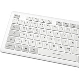 Sharkoon OfficePal K30W, Tastatur Hvid, DE-layout, Gummi dome