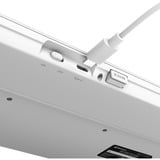 Sharkoon OfficePal K30W, Tastatur Hvid, DE-layout, Gummi dome