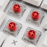 Sharkoon PureWriter W65, Tastatur Hvid, DE-layout, Kailh Choc V2 Low Profile Red