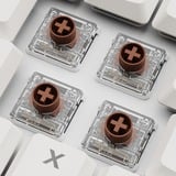 Sharkoon PureWriter W65, Tastatur Hvid, DE-layout, Kailh Choc V2 Low Profile Red