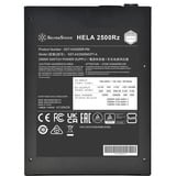 SilverStone HELA 2500R, PC strømforsyning Sort