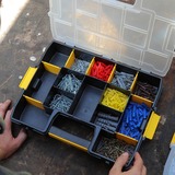 Stanley 1-97-483 værktøjskasse og kasse Æske med små dele Nylon Sort, Transparent, Gul Sort/Gul, Æske med små dele, Nylon, Sort, Transparent, Gul, 67 mm, 375 mm, 292 mm