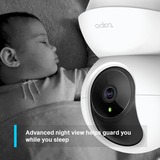 TP-Link Tapo TC70 overvågningskamera Sfærisk IP-sikkerhedskamera Indendørs Loft/væg IP-sikkerhedskamera, Indendørs, Trådløs, Loft/væg, Hvid, Sfærisk