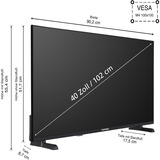 Telefunken QLED TV Sort