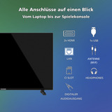Telefunken QLED TV Sort