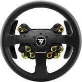 Thrustmaster Evo Racing 32R Leather Sort, Gul Rat PC, PlayStation 4, PlayStation 5, Xbox, Xbox One, Udskiftnings rat Sort, Rat, PC, PlayStation 4, PlayStation 5, Xbox, Xbox One, D-måtte, Ledningsført, Sort, Gul, Aluminium, Læder