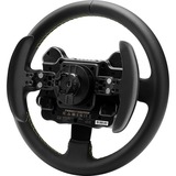 Thrustmaster Evo Racing 32R Leather Sort, Gul Rat PC, PlayStation 4, PlayStation 5, Xbox, Xbox One, Udskiftnings rat Sort, Rat, PC, PlayStation 4, PlayStation 5, Xbox, Xbox One, D-måtte, Ledningsført, Sort, Gul, Aluminium, Læder