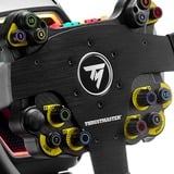 Thrustmaster Evo Racing 32R Leather Sort, Gul Rat PC, PlayStation 4, PlayStation 5, Xbox, Xbox One, Udskiftnings rat Sort, Rat, PC, PlayStation 4, PlayStation 5, Xbox, Xbox One, D-måtte, Ledningsført, Sort, Gul, Aluminium, Læder