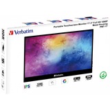 Verbatim 49593 Verbatim PMT-17, LED-skærm Sort